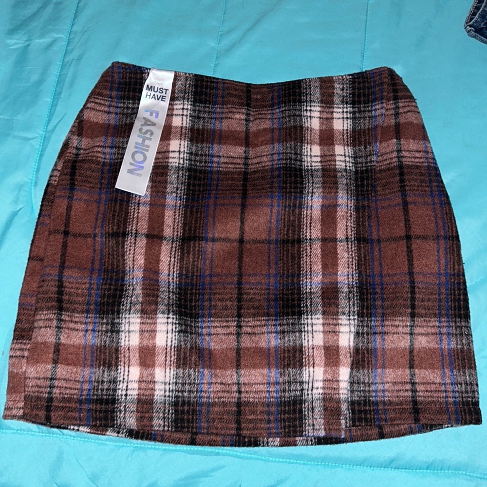 Tinseltown Plaid Skirt